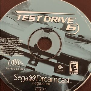 Sega Dreamcast Test Drive 6 Video Game - Black - no case